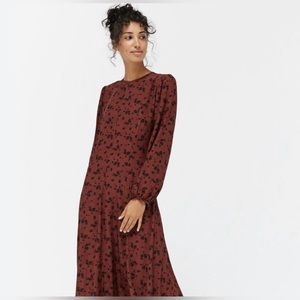 NWT LACAUSA Sparrow Floral Dress